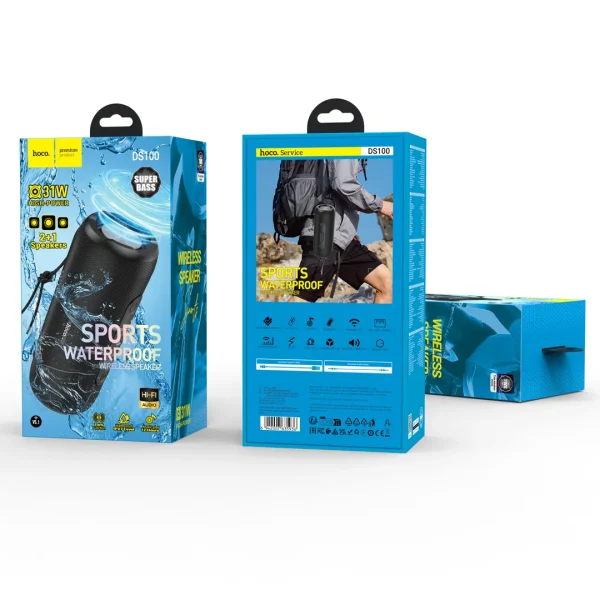 Hoco DS100 Super Bass Waterproof Sports Bluetooth Speaker